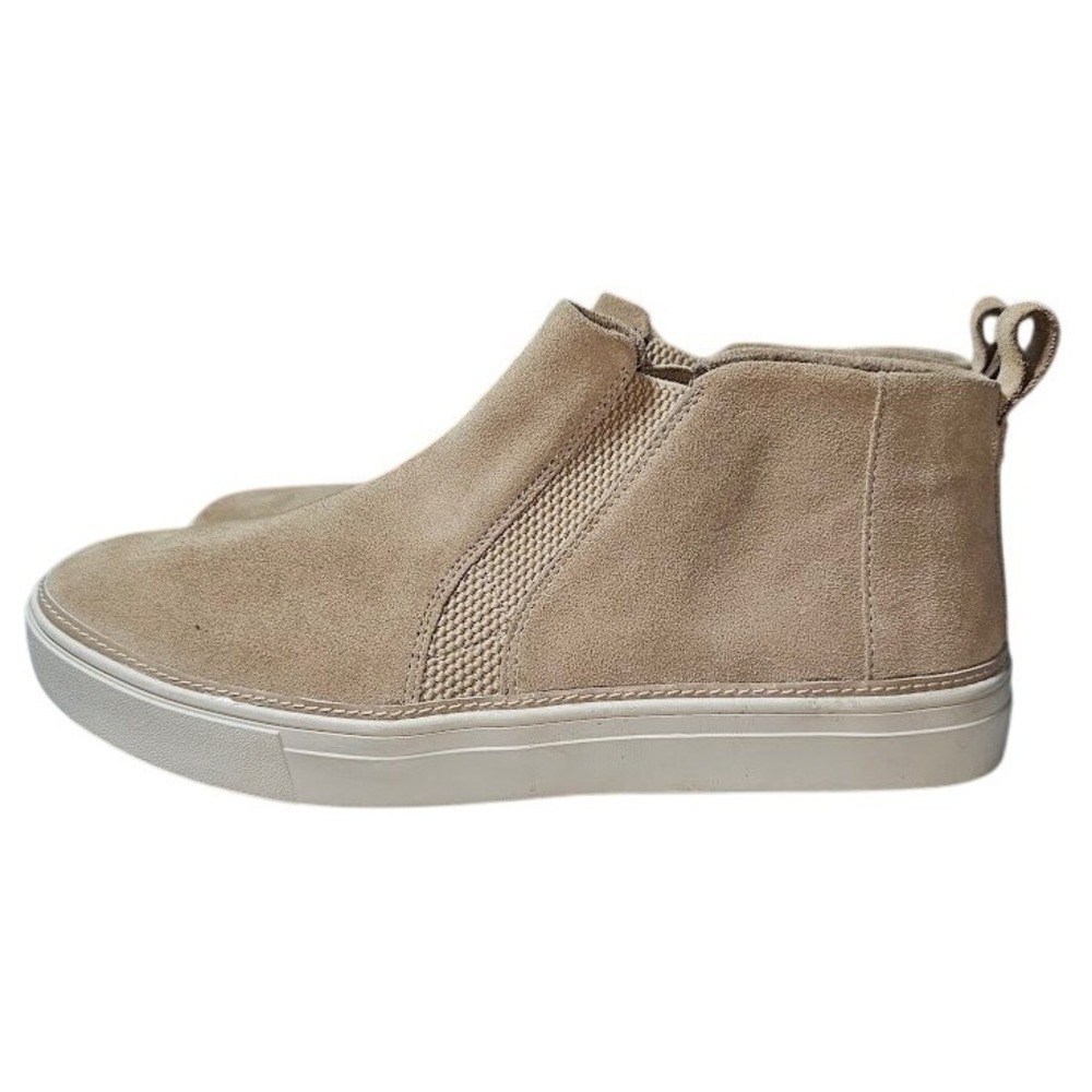 TOMS Tan Suede Slip On Mid Top Fashion Sneakers Boots Mens US Size 12